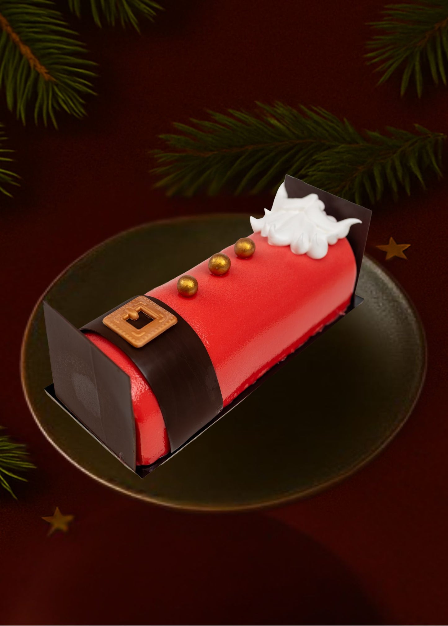 Pistache & Witte Chocolade Bûche (10-12 pers.)